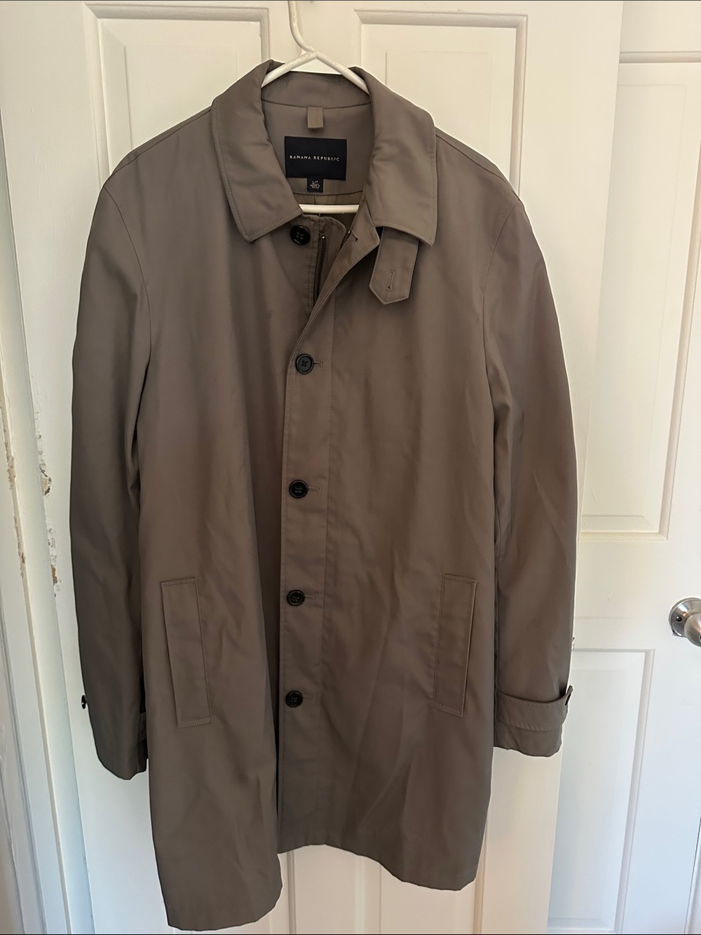 Banana Republic Men's Taupe Trench Coat